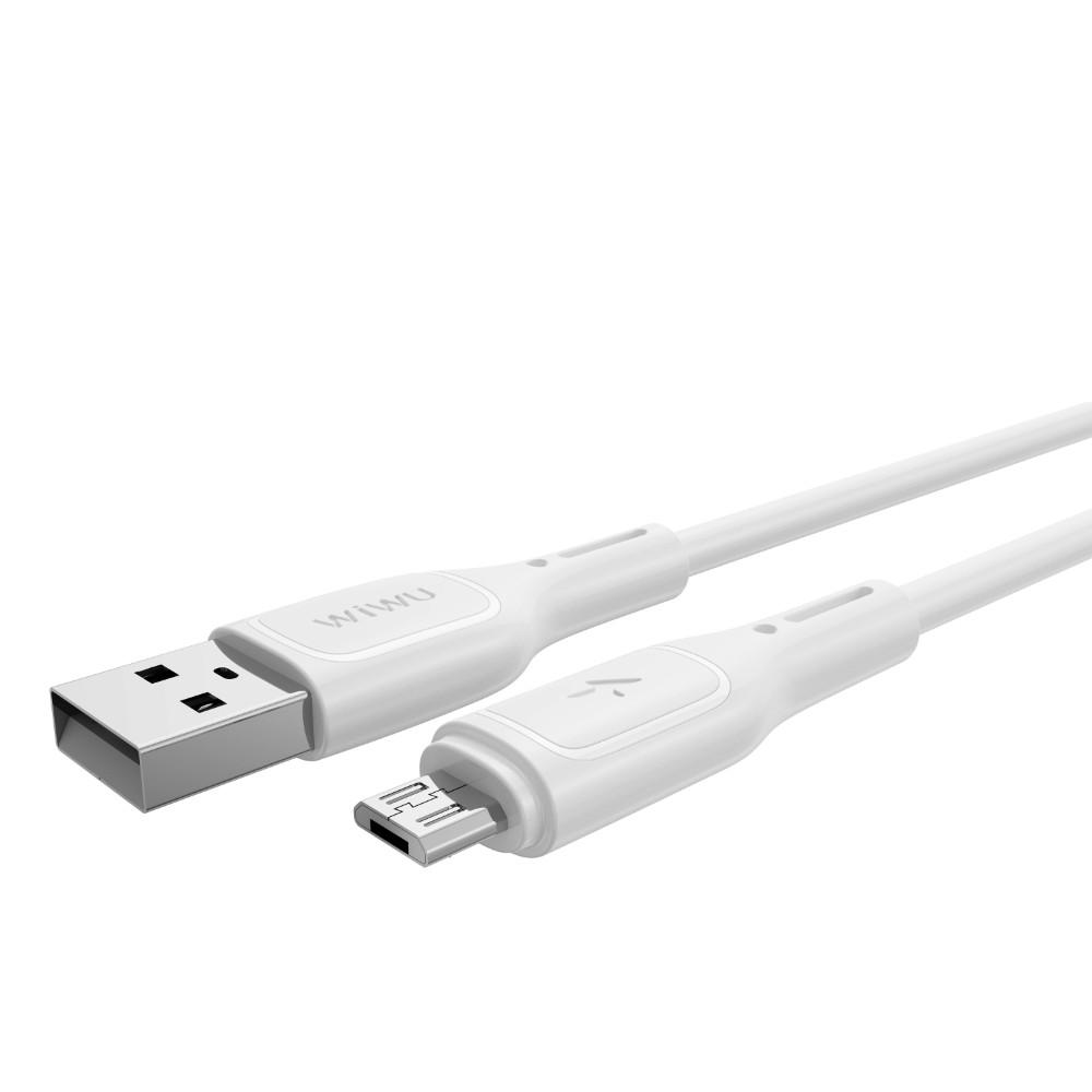 1-758.jpg WIWU WI-C042e USB to Micro - White - Image 1