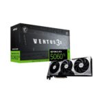 MSI VENTUS GeForce RTX 5060 Ti 16G 3X OC PLUS GDDR7 PCIe 5.0 x16 Graphics Card