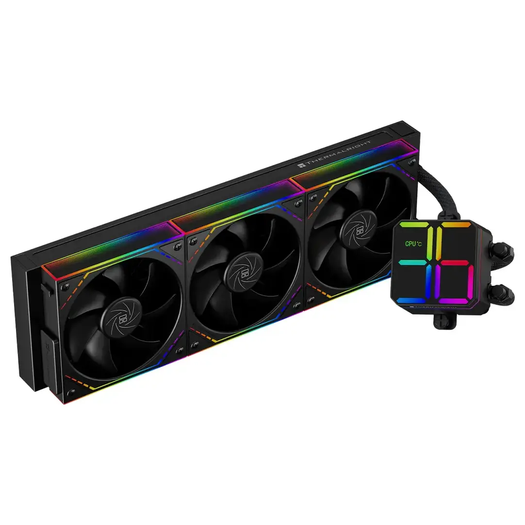 1-849.webp Thermalright Magic Qube 360 ARGB Black AIO Liquid CPU Cooler – 360mm Radiator, Infinity Mirror Pump - Image 1