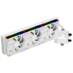 Thermalright Core Matrix 360 Vision ARGB White AIO Liquid CPU Cooler – 360mm Radiator, 3.95" IPS LCD Display, 3×120mm PWM ARGB Fans