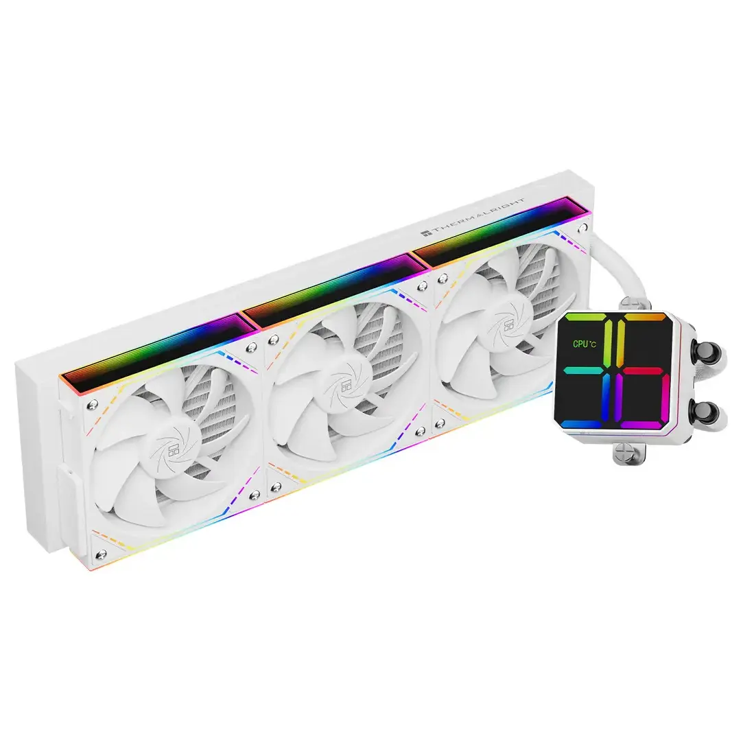 1-851.webp Thermalright Magic Qube 360 ARGB White AIO Liquid CPU Cooler – 360mm Radiator, Infinity Mirror Pump - Image 1
