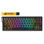 Attack Shark X68 PRO HE Keyboard - Black Contour Magnetic Switch - White Contour Magnetic Switch