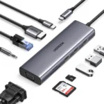 UGREEN 15601 USB C 10-in-1 Hub 4K HDMI & VGA Dual Monitor