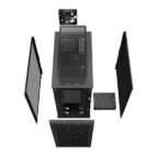 DeepCool MATREXX 40 Essential Micro ATX Casing Front Ventilation Black - Image 14