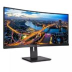 Philips 345B1C - 34 inch Curved WQHD Monitor, 100Hz, 4ms, VA, Speakers, Height Adjust, Power Sensor, USB Hub (3440 x 1440 WQHD, 300 cd/m², HDMI/DP/USB-B/USB 3.2) - Image 2