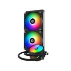 ID-Cooling ZoomFlow 240XT V2 ARGB AIO Liquid CPU Cooler - Black - Image 2
