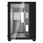 DarkFlash Aigo Tempered Glass C285 ATX Gaming Casing Black - Image 2