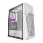 DarkFlash DK150 ATX With 3 ARGB Fans Gaming Case White - Image 2