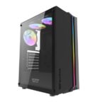 DarkFlash DK151 ATX With 3 ARGB Fans Gaming Case Black - Image 2