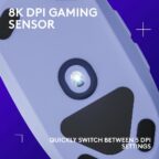 Logitech G G203 Lightsync RGB Lighting Mouse Lilac 910-005851 - Image 2