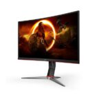 AOC C27G2Z 27" Curved Frameless Ultra-Fast FHD 1080p, 0.5ms 240Hz, FreeSync, HDMI/DP/VGA, Height Adjustable Gaming Monitor - Image 2