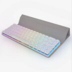 SKYLOONG NT68 White 65% Compact Hot-Swappable Mechanical Wireless Bluetooth Keyboard - Image 2