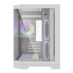 DarkFlash FT418 Small Gaming Case – White - Image 2