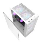DarkFlash A290 ATX With 3 ARGB Fans Gaming Case White - Image 3