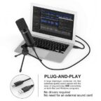 Fifine K730 USB Desktop Microphone F/ Recording Podcasting Condenser Microphone - Image 3