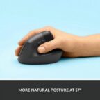 Logitech Lift Vertical Ergonomic Wireless Mouse Graphite 910-006479 - Image 3