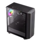GameMax Precision Mid Tower Gaming Case - Black - Image 4