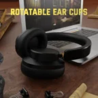 ATTACK SHARK G500 Ultra-Light Dual-Mode Gaming Headset - Black - Image 4