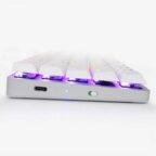 SKYLOONG NT68 White 65% Compact Hot-Swappable Mechanical Wireless Bluetooth Keyboard - Image 4