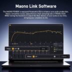 Maono PD300X Dynamic Microphone XLR USB Podcast Recording Mic for Vocal AContent Creation Home Studio Voiceover with 192kHz/24bit Noise Reduction Mic Gain Monitoring Mute - Image 4