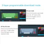 Skyloong SK68S Retro (Red Switches) PBT-Keycap 60% Hot Swap Mechanical Keyboard with RGB Backlit Bluetooth (Wired/Wireless Dual Mode) - Image 4