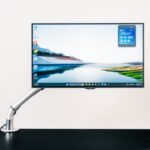 LG 27UP550N-W 27''4K UHD IPS LED AMD Freesync sRGB 98% Colour Gamut HDR with USB-C port Monitor Used - With Single Gas Spring Monitor Arm - Used