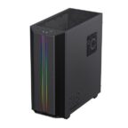 GameMax Precision Mid Tower Gaming Case - Black - Image 5
