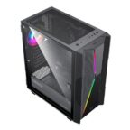 GameMax Typhoon ATX Gaming Case - Black - Image 5