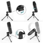 Fifine K730 USB Desktop Microphone F/ Recording Podcasting Condenser Microphone - Image 5