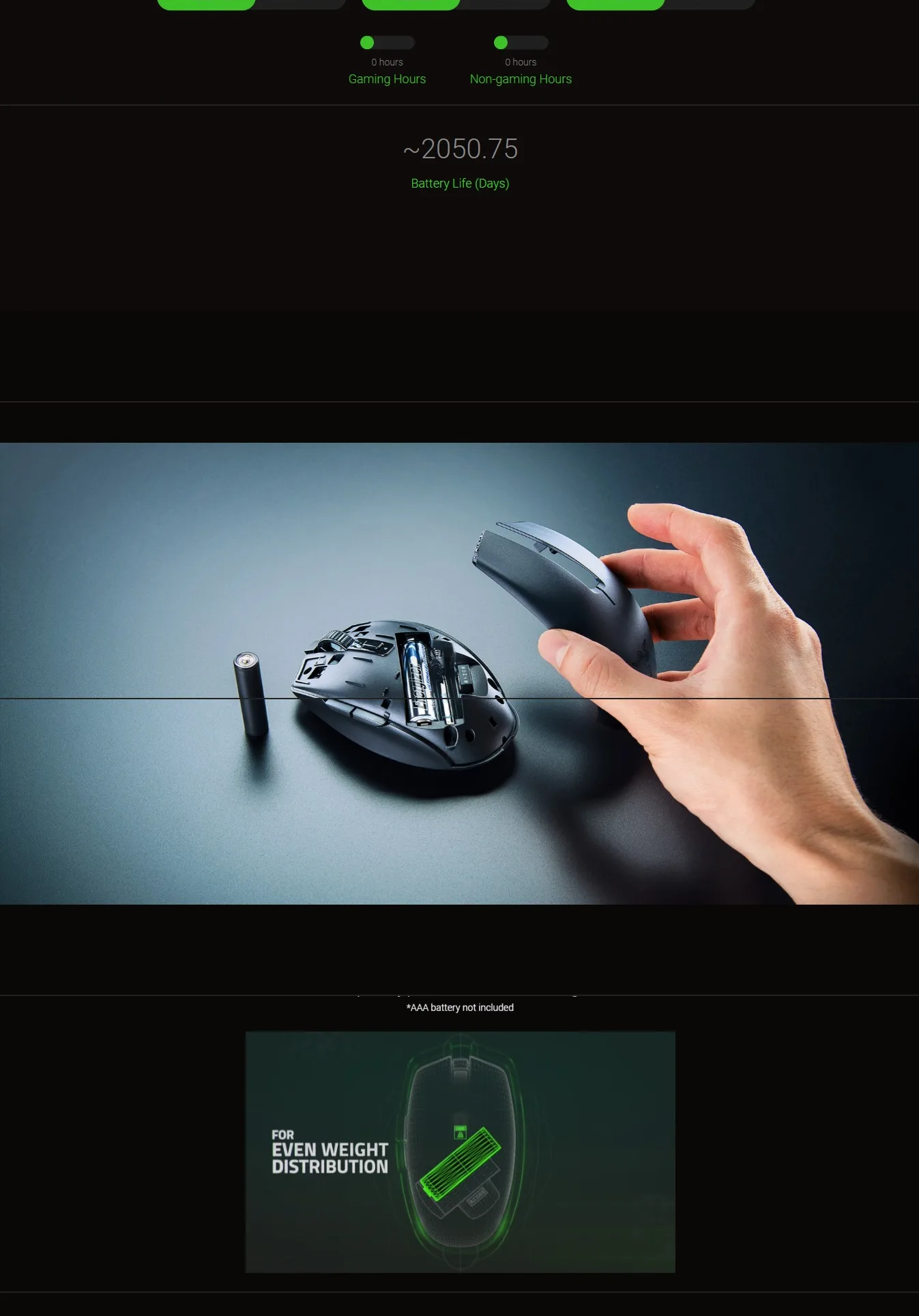 Razer Orochi V2 – Ultra-Lightweight Wireless Gaming Mouse White - spec 4 - MegaComputer.pk