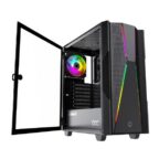 GameMax Typhoon ATX Gaming Case - Black - Image 6