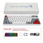 Skyloong SK68S Retro (Red Switches) PBT-Keycap 60% Hot Swap Mechanical Keyboard with RGB Backlit Bluetooth (Wired/Wireless Dual Mode) - Image 7