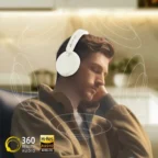 ATTACK SHARK G500 Ultra-Light Dual-Mode Gaming Headset - White - Image 7