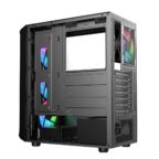 SAMA 205A ATX Mid Tower Gaming Chassis - Black - Image 7