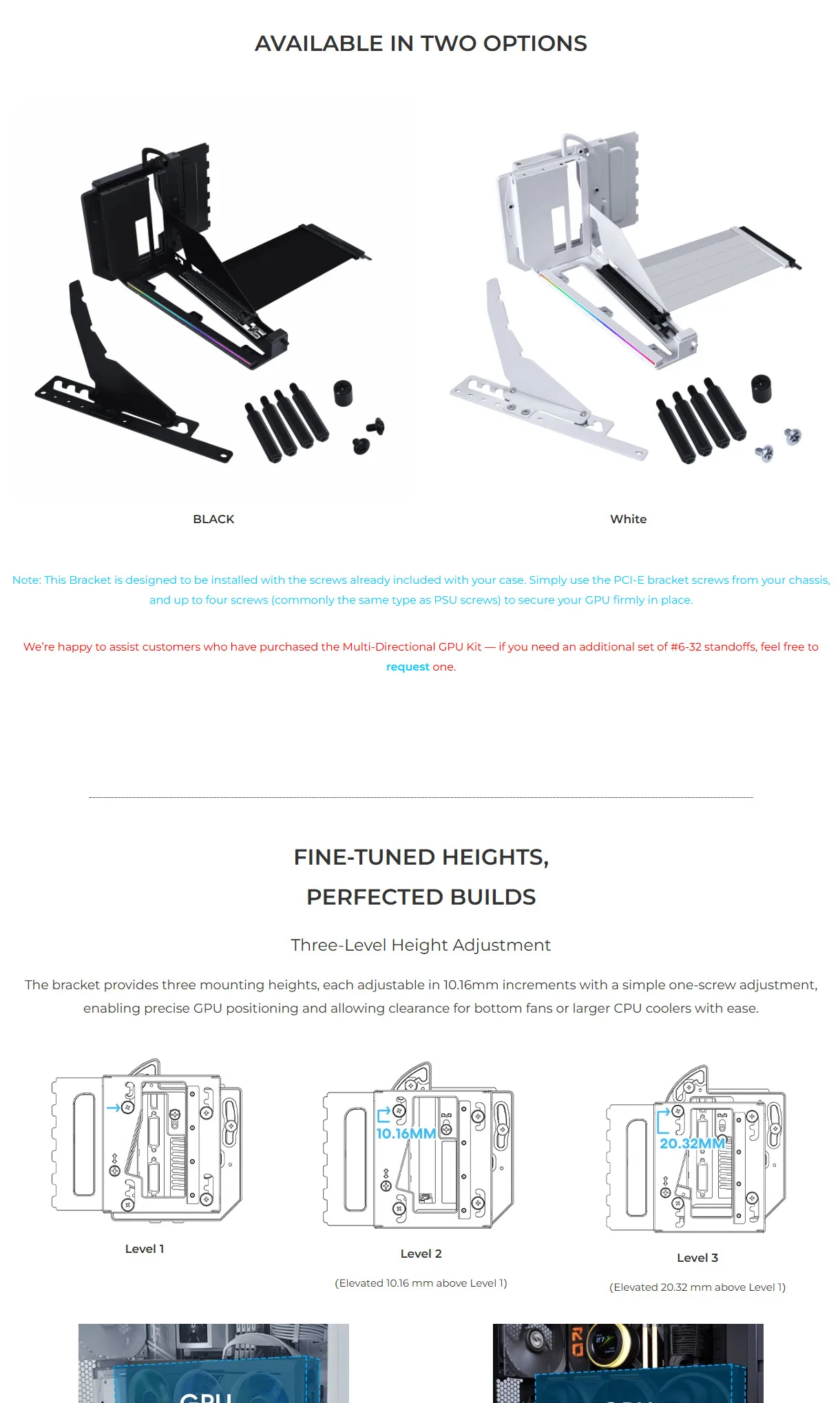 Lian Li 4-slot Vertical GPU Kit v3 with ARGB PCIe 5.0 Riser White - spec 2 - MegaComputer.pk