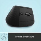 Logitech Lift Vertical Ergonomic Wireless Mouse Graphite 910-006479 - Image 8