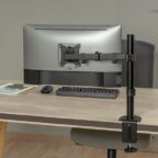 HP Z27n 27" 16:9 IPS Monitor (Used) With MXG BMA-12P Single Monitor Steel Articulating Monitor Mount Matte Black - Image 9