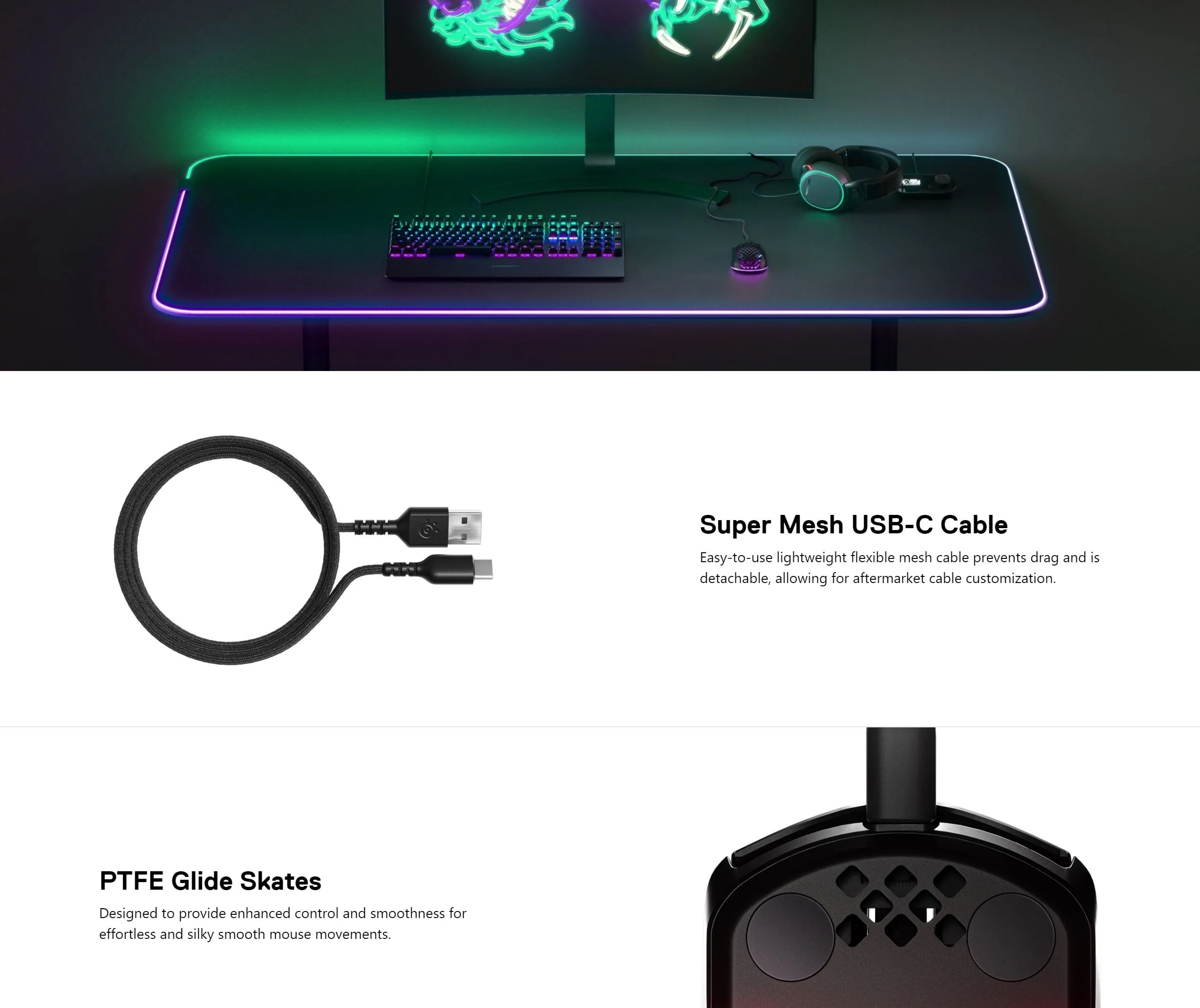 SteelSeries Aerox 3 Wired Optical Gaming Mouse with Ultra-lightweight Design - spec 5 - MegaComputer.pk