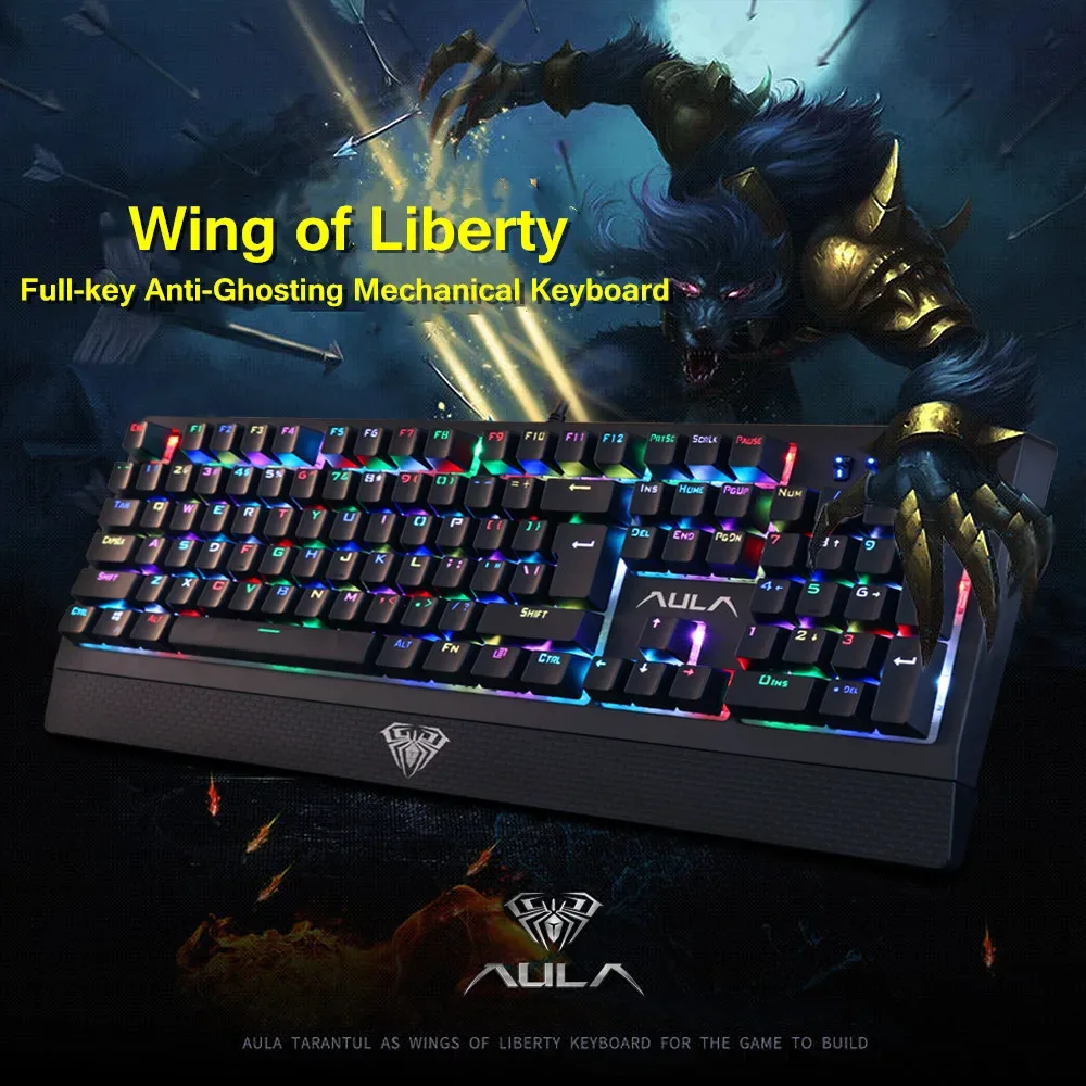 AULA S2018 Mechanical Wired Keyboard