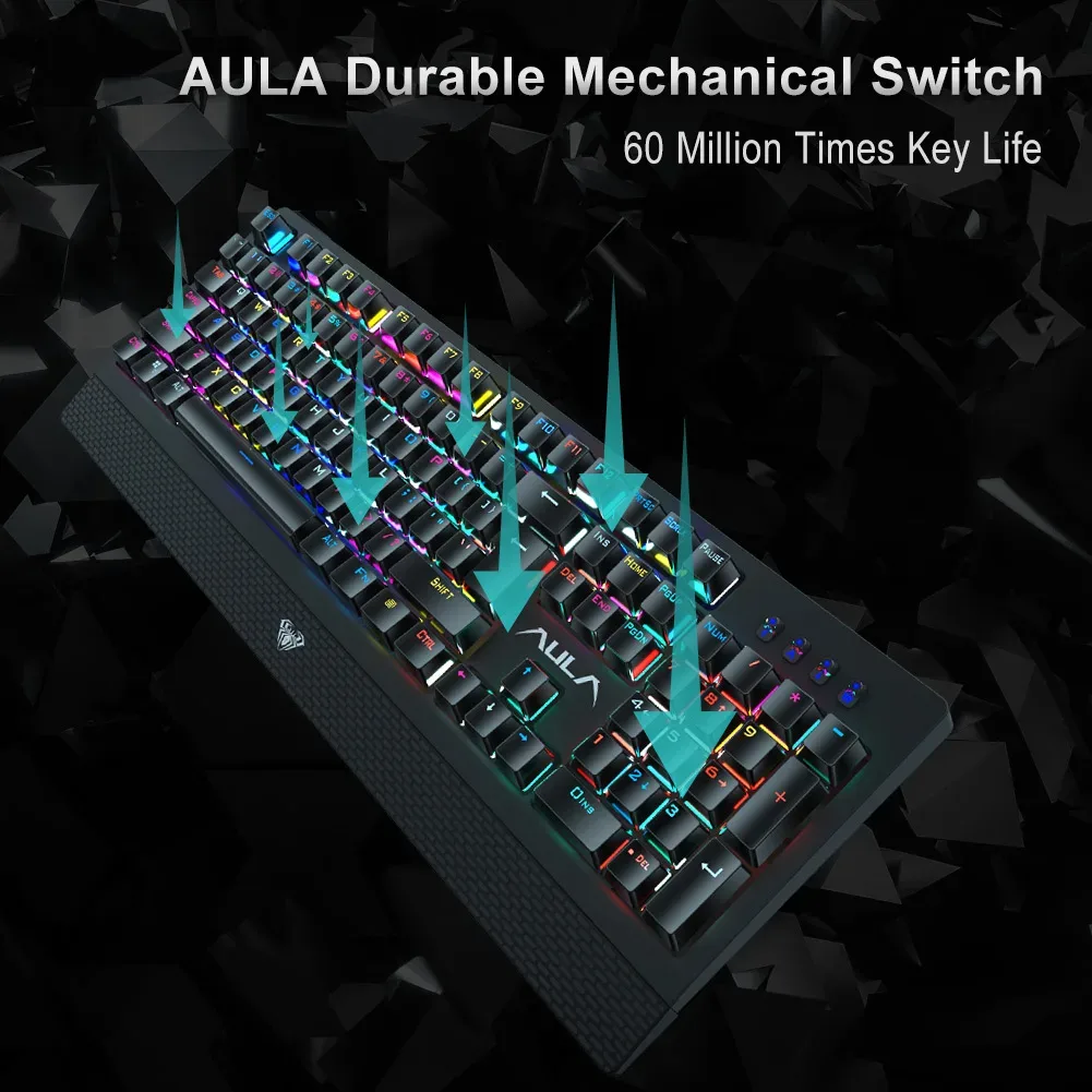 AULA S2018 Mechanical Wired Keyboard