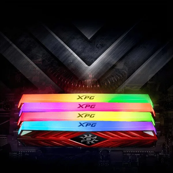ADATA XPG Spectrix D41 RGB 8GB 3000MHz PC4-24000 DDR4 Desktop U-DIMM Memory Black AX4U300038G16-ST41