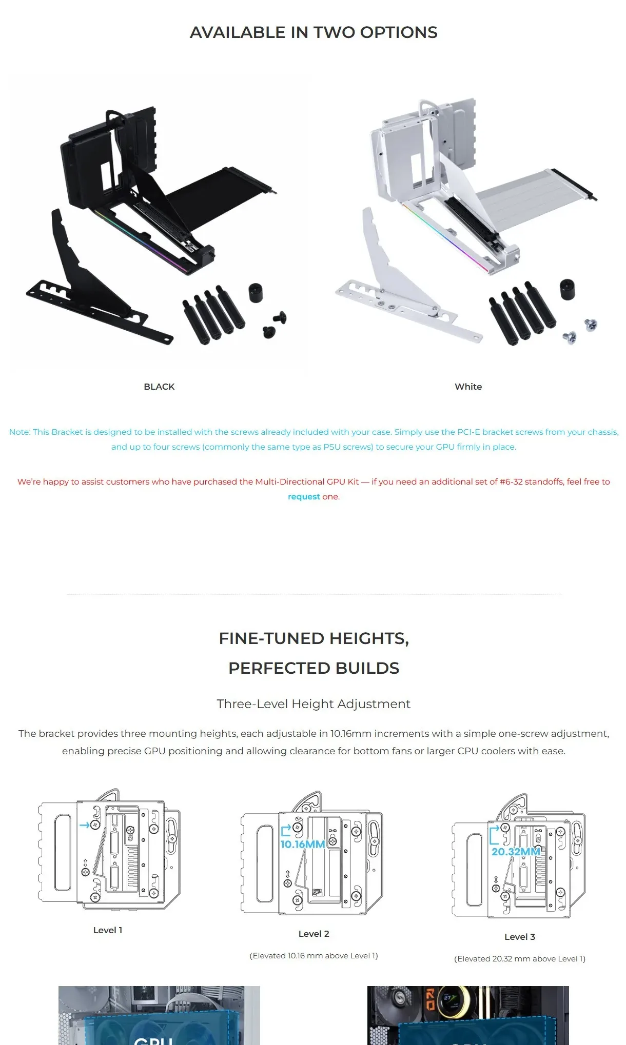 Lian Li 4-slot Vertical GPU Kit v3 with ARGB PCIe 5.0 Riser Black - spec 2 - MegaComputer.pk