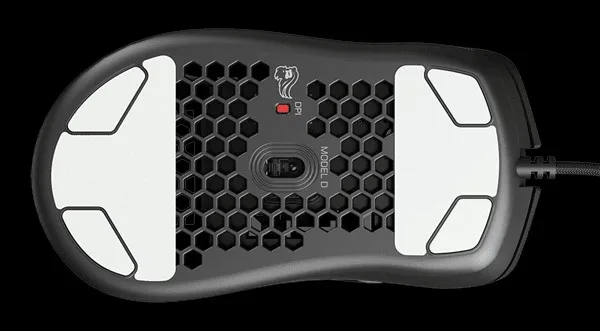 Glorious Model D (Matte White) Extreme Lightweight Ergonomic Gaming Mouse 68G