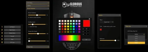 Glorious Model D (Matte White) Extreme Lightweight Ergonomic Gaming Mouse 68G