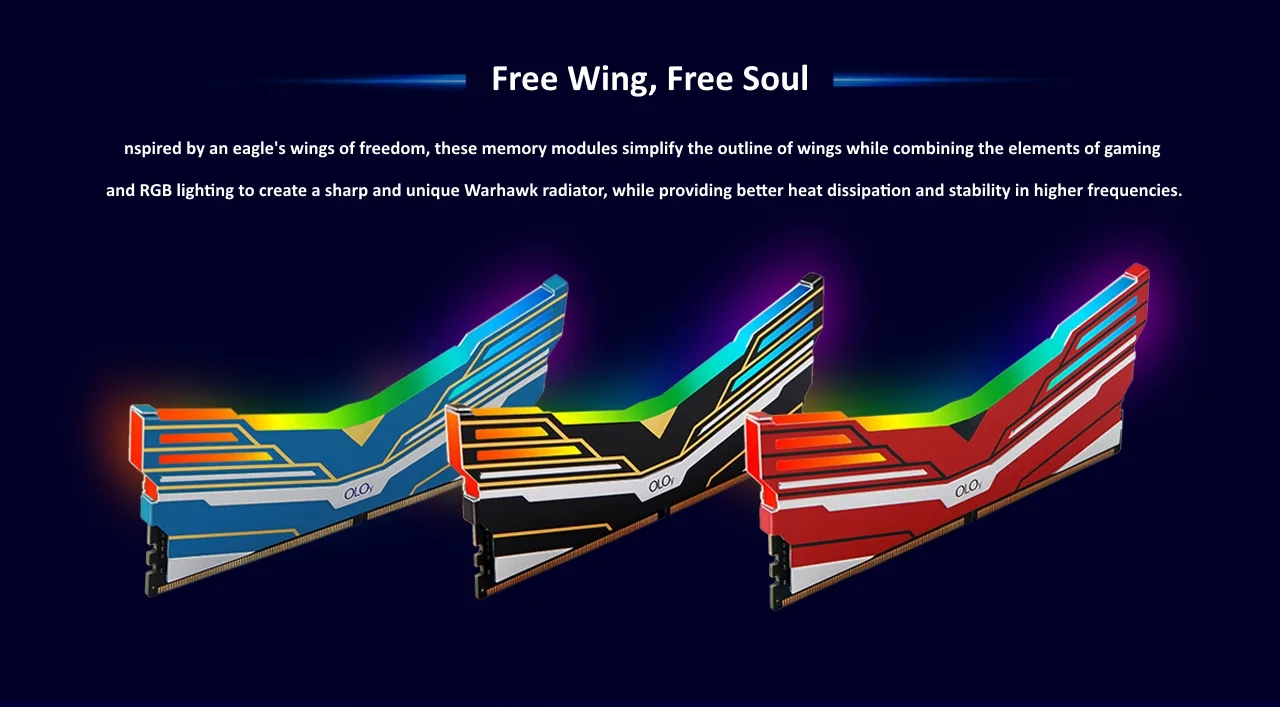 OLOY Warhawk Platinum Special Edition RGB (8GBx2) 16GB 3600Mhz