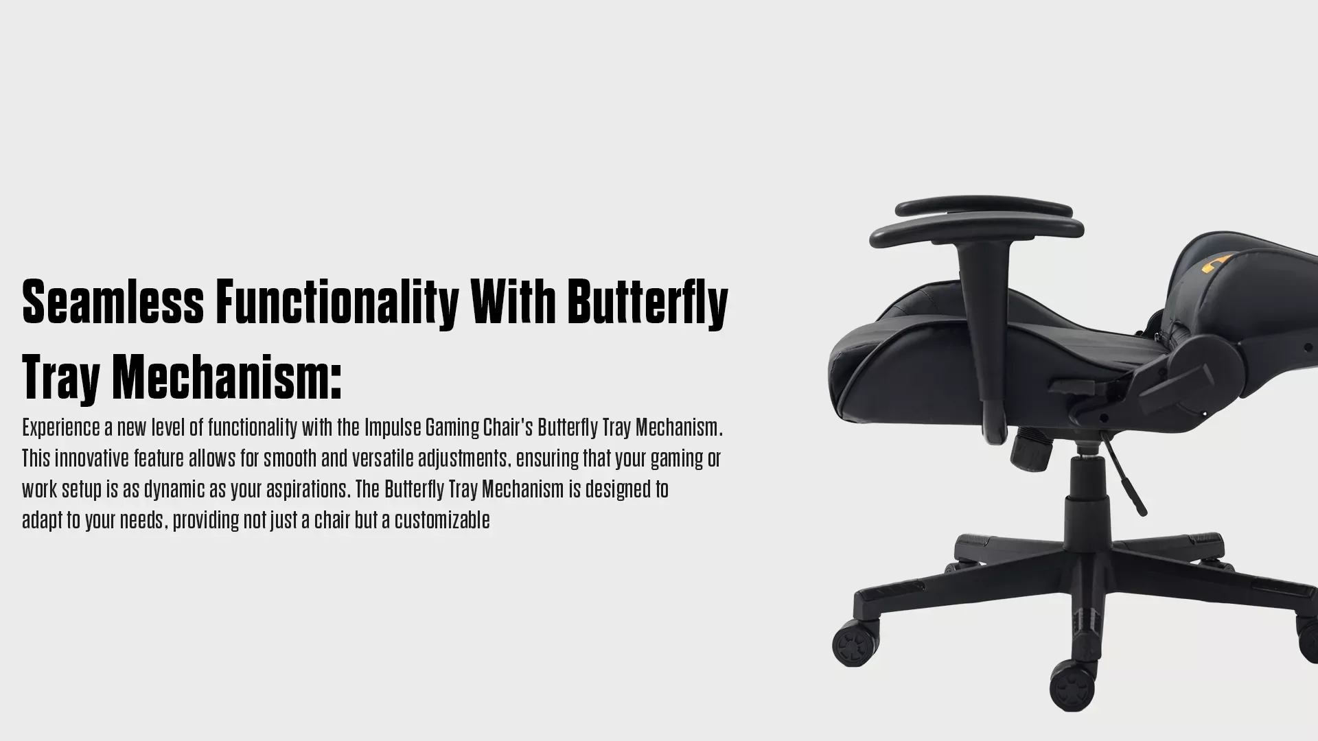 Boost Impulse Gaming Chair Black/White