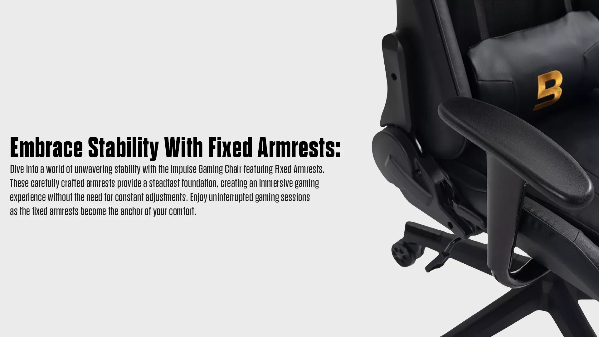 Boost Impulse Gaming Chair Black/White