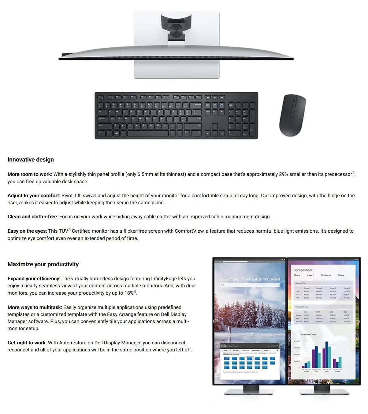 Dell UltraSharp 27 USB-C Monitor - U2719DC Used