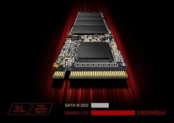 XPG SX6000 Lite 128GB PCIe Gen3x4 M.2 2280 Solid State Drive ASX6000LNP-128GT-C