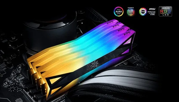 XPG SPECTRIX D60G 8GB DDR4 3200MHz RGB Memory Module, PC4-25600, AX4U320038G16A-ST60